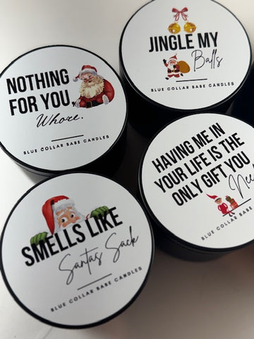 Hilariously Naughty Holiday Soy Candles