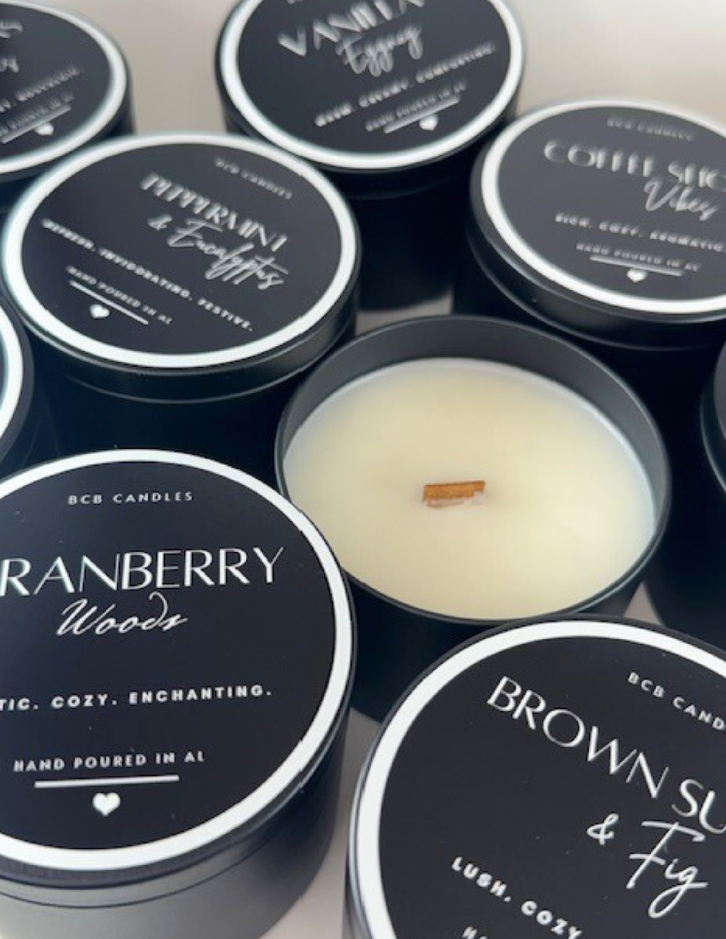 Winter Soy Wood Wick Candle Collection