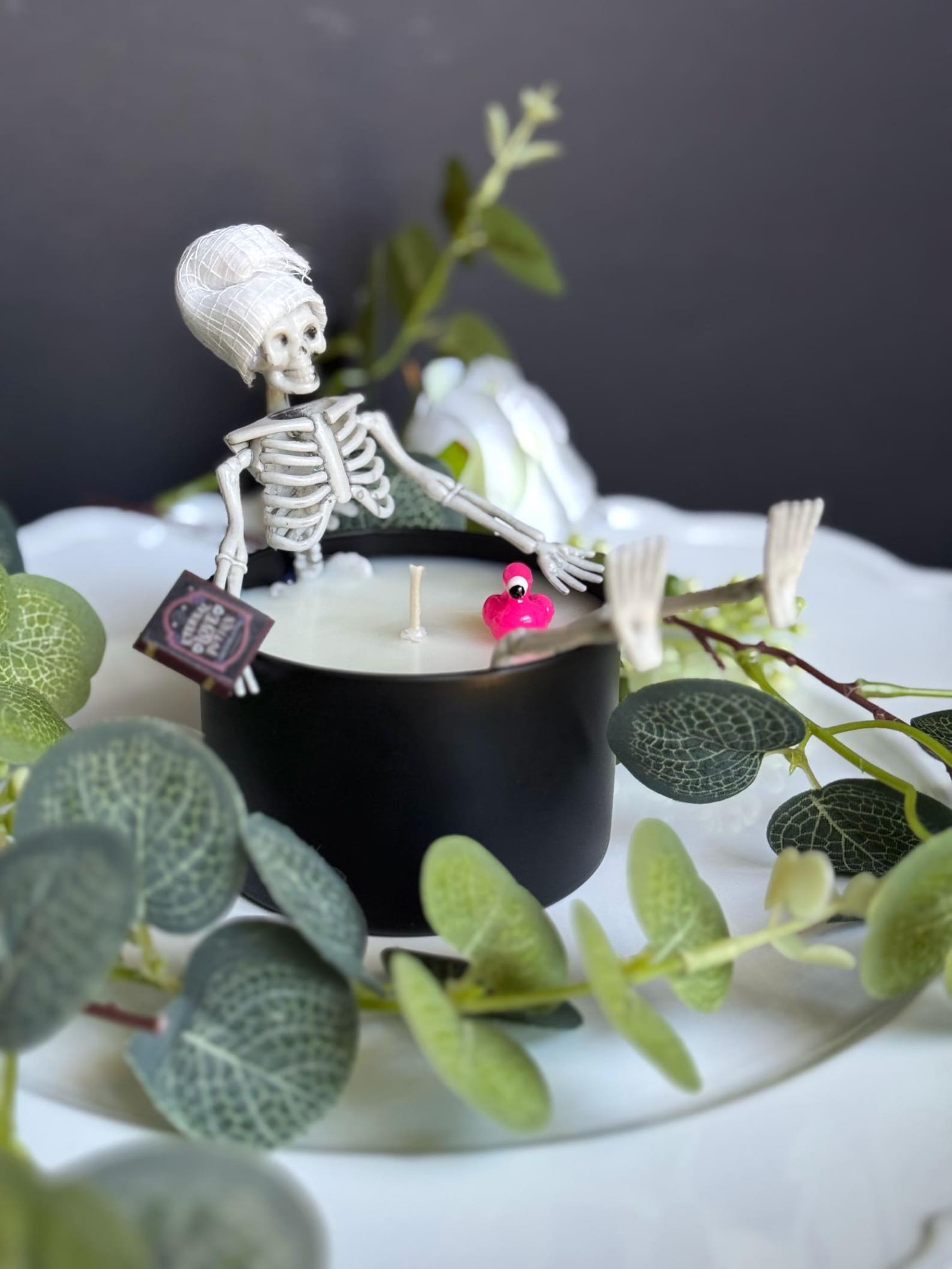 Skeleton Bath Candle