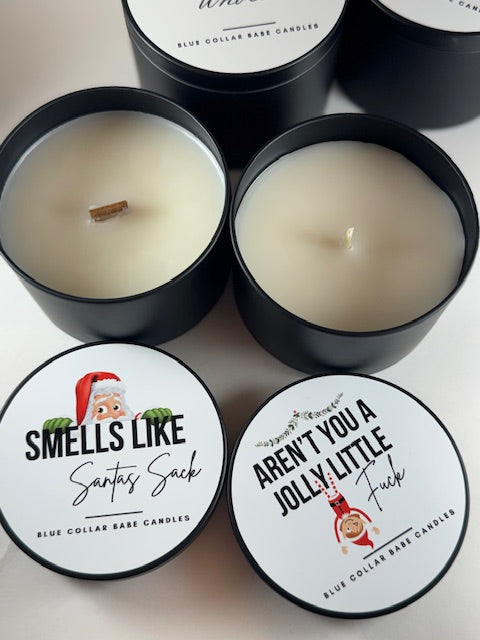 Hilariously Naughty Holiday Soy Candles
