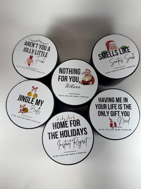 Hilariously Naughty Holiday Soy Candles