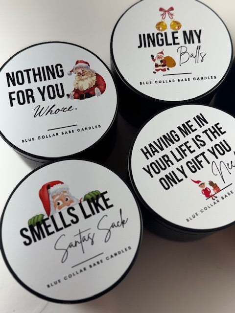 Hilariously Naughty Holiday Soy Candles